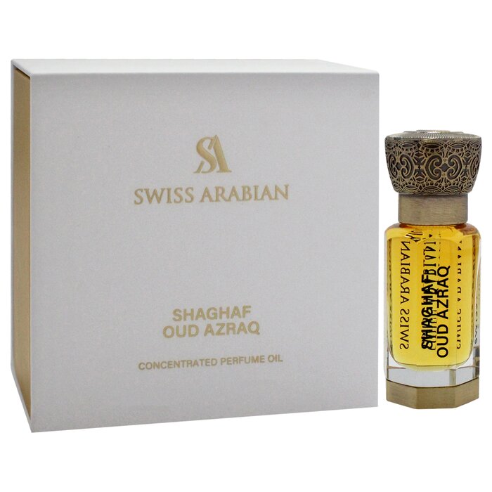 Swiss Arabian Shaghaf Oud Azraq by Swiss Arabian for Unisex Parfum Oil 0.4 ozProduct Thumbnail