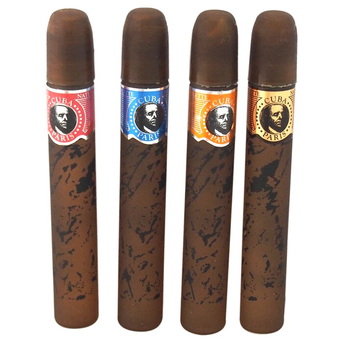 Cuba Cuba by Cuba for Men Pc Mini Gift Set cuba gold, cuba red, cuba blue, cuba orange (ml each) 4 Pc Mini Gift Product Thumbnail