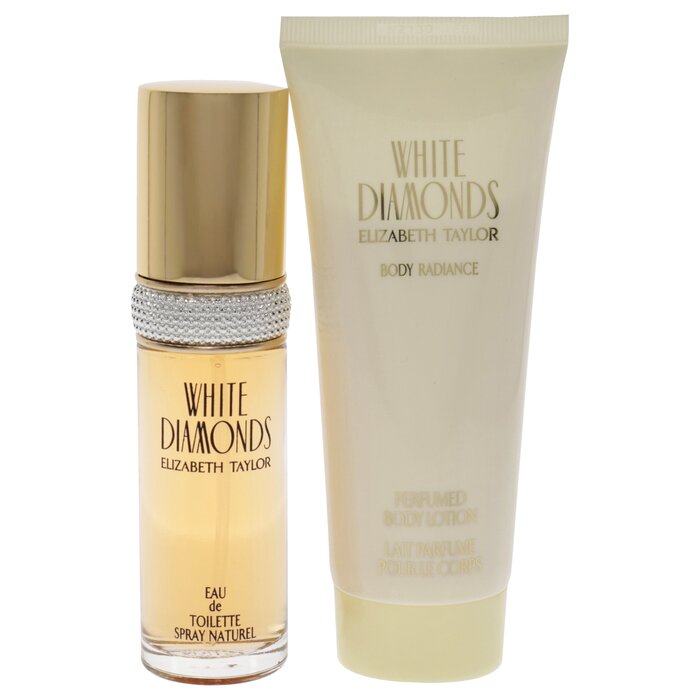 Elizabeth Taylor White Diamonds by Elizabeth Taylor for Women - 2 Pc Gift Set 1oz EDT Spray, 3.3oz Body Lotion 2 Pc Gift SetProduct Thumbnail