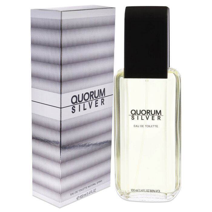 Others Quorum Silver by Antonio Puig for Men - 3.4 oz EDT Spray 3.4 ozProduct Thumbnail