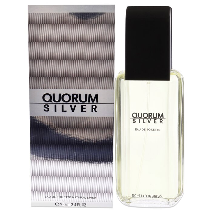 Others Quorum Silver by Antonio Puig for Men - 3.4 oz EDT Spray 3.4 ozProduct Thumbnail