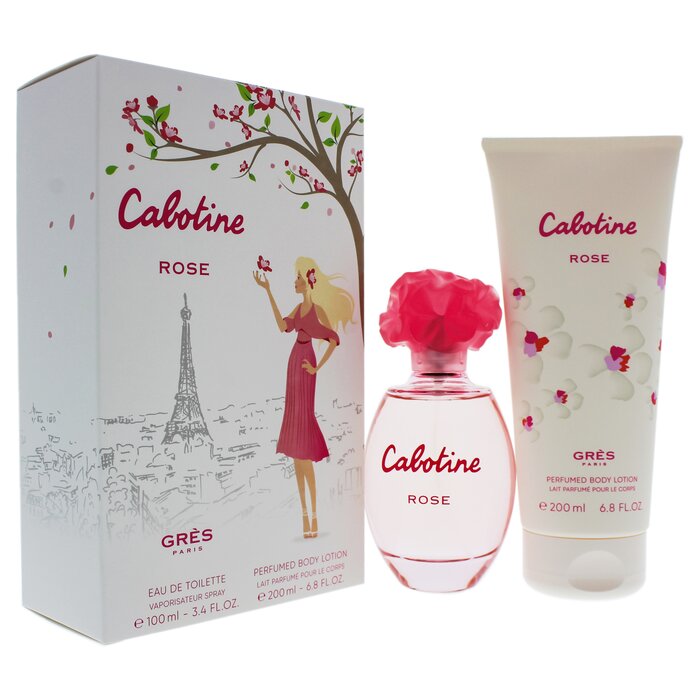 Others Cabotine Rose by Parfums Gres for Women - 2 Pc Gift Set 3.4oz EDT Spray, 6.76oz Perfumed Body Lotion 2 Pc Gift SetProduct Thumbnail