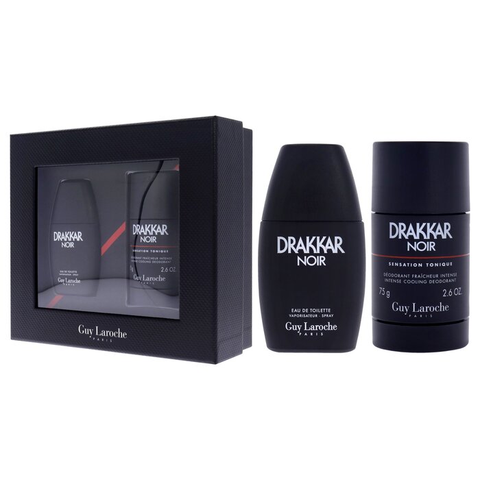 Guy Laroche Drakkar Noir by Guy Laroche for Men - 2 Pc Gift Set 1oz EDT Spray, 2.6oz Deodorant Stick 2 Pc Gift SetProduct Thumbnail