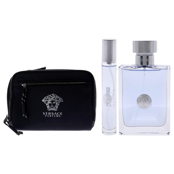 Versace Versace Pour Homme by Versace for Men - 3 Pc Gift Set 3.4oz EDT Spray, 0.34oz EDT Spray, Pouch 3 Pc Gift SetProduct Thumbnail