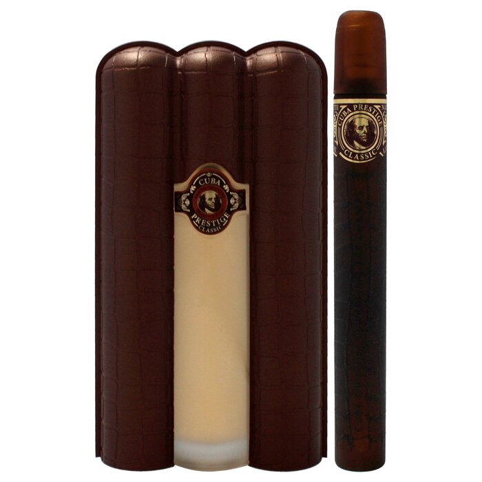 Cuba Cuba Prestige Classic by Cuba for Men - 2 Pc Gift Set 3oz EDT Spray, 1.17oz EDT Spray 2 Pc Gift SetProduct Thumbnail