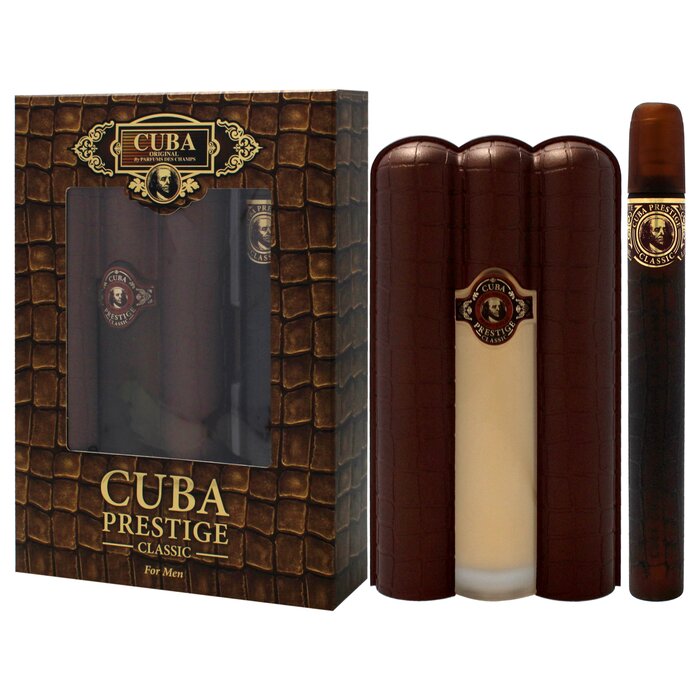 Cuba Cuba Prestige Classic by Cuba for Men - 2 Pc Gift Set 3oz EDT Spray, 1.17oz EDT Spray 2 Pc Gift SetProduct Thumbnail