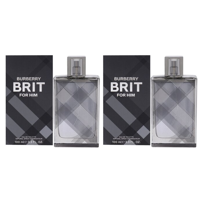 Burberry Burberry Brit by Burberry for Men - 3.3 oz EDT Spray - Pack of 2 3.3 ozProduct Thumbnail
