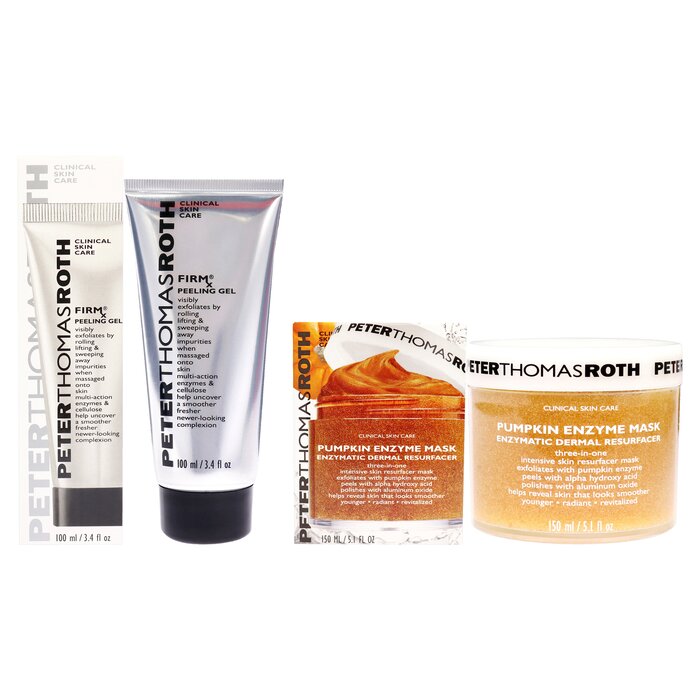 Peter Thomas Roth Pumpkin Enzyme Mask and Firmx Peeling Gel Kit by Peter Thomas Roth for Women - 2 Pc Kit 5oz Mask, 3.4oz Gel 2 Pc KitProduct Thumbnail