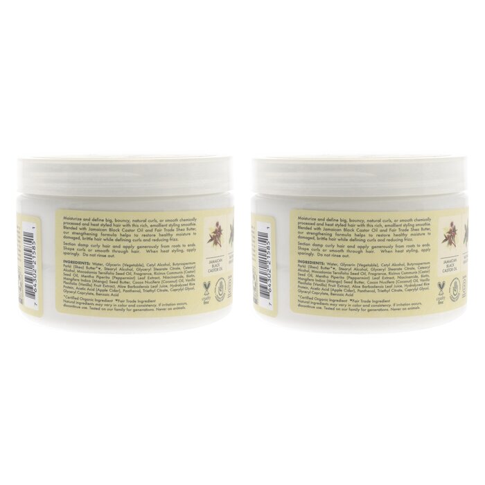 Shea Moisture Jamaican Black Castor Oil Strengthen & Restore Smoothie Cream - Pack of 2 by Shea Moisture for Unisex - 12 oz Cream 12 ozProduct Thumbnail
