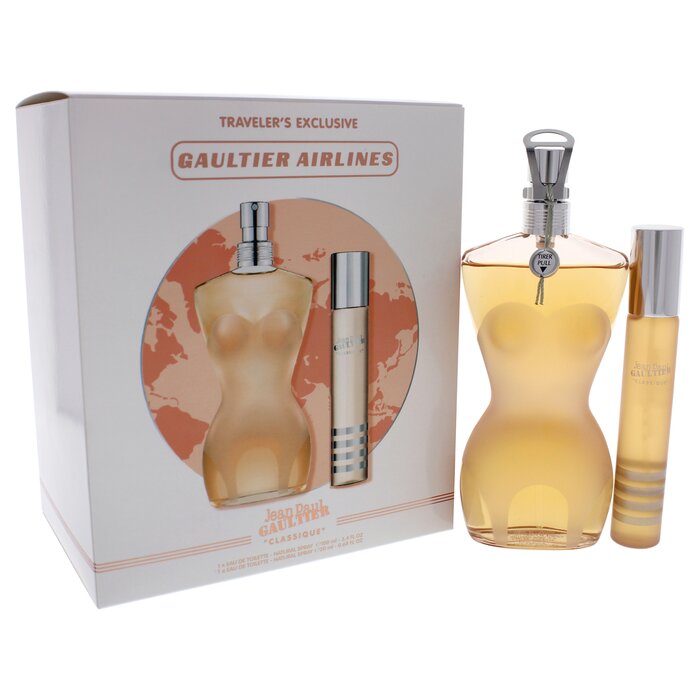 Jean Paul Gaultier Classique by Jean Paul Gaultier for Women - 2 Pc Gift Set 3.3oz EDT Spray, 0.67oz EDT Spray 2 Pc Gift SetProduct Thumbnail