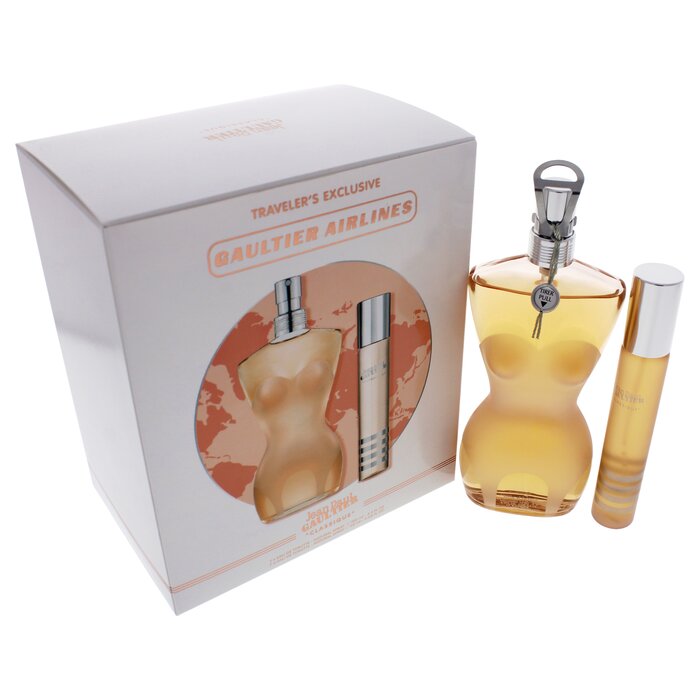 Jean Paul Gaultier Classique by Jean Paul Gaultier for Women - 2 Pc Gift Set 3.3oz EDT Spray, 0.67oz EDT Spray 2 Pc Gift SetProduct Thumbnail