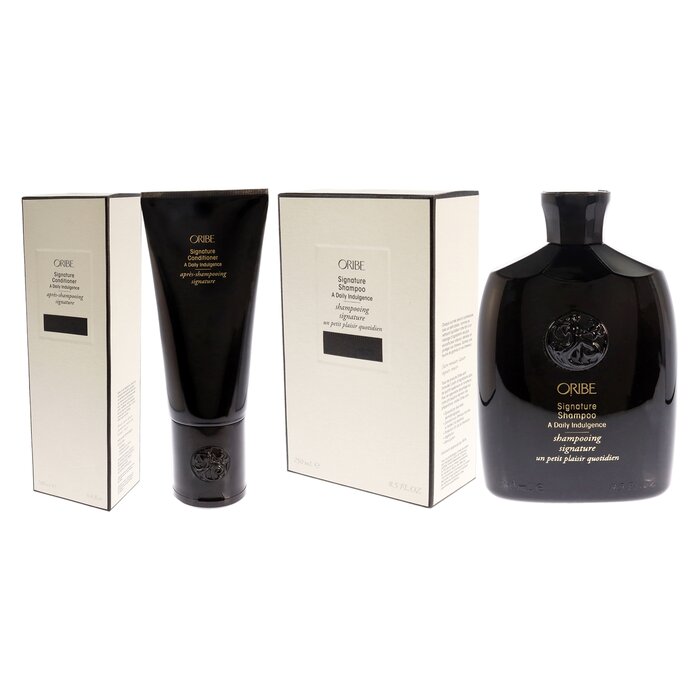 Oribe Signature Shampoo and Signature Conditioner Kit by Oribe for Unisex - 2 Pc Kit 8.5oz Shampoo, 6.8oz Conditioner 2 Pc KitProduct Thumbnail