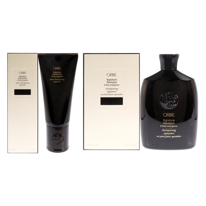 Oribe Signature Shampoo and Signature Conditioner Kit by Oribe for Unisex - 2 Pc Kit 8.5oz Shampoo, 6.8oz Conditioner 2 Pc KitProduct Thumbnail