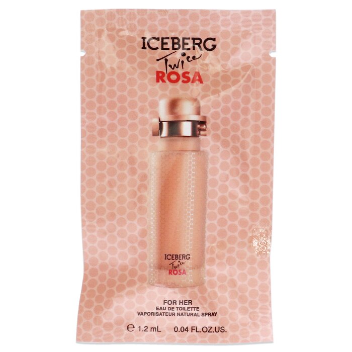 Iceberg Iceberg Twice Rosa by Iceberg for Women - 1.2 ml EDT Spray Vial (Mini) 1.2 mlProduct Thumbnail