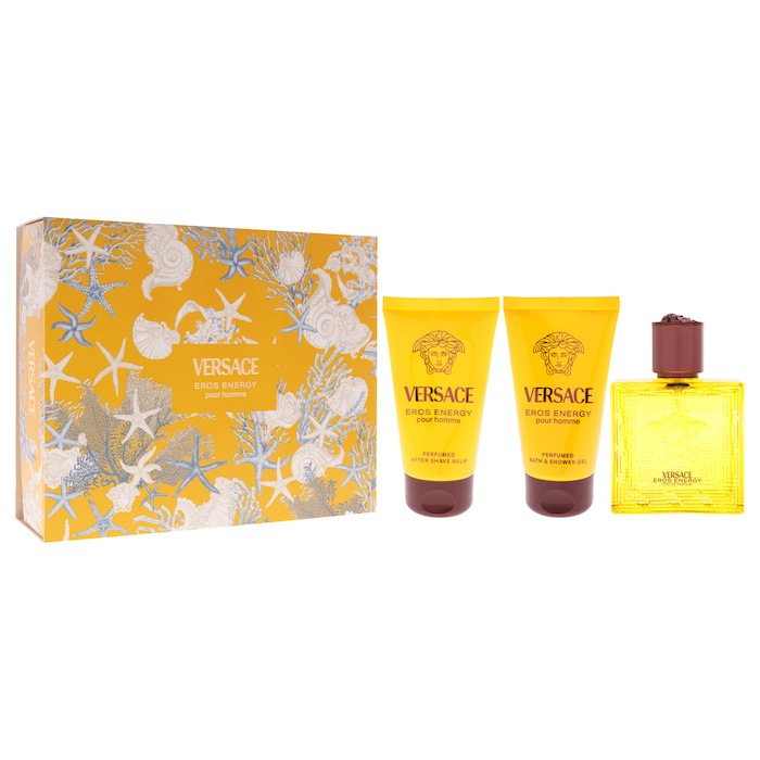 Versace Versace Eros Energy by Versace for Men - 3 Pc Gift Set 1.7oz EDP Spray, 1.7oz Bath and Shower Gel, 1.7oz After Shave Bal - - 3Product Thumbnail