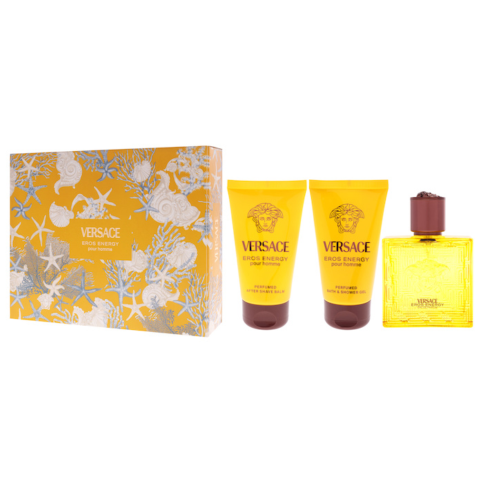 Versace Versace Eros Energy by Versace for Men - 3 Pc Gift Set 1.7oz EDP Spray, 1.7oz Bath and Shower Gel, 1.7oz After Shave Bal - - 3Product Thumbnail