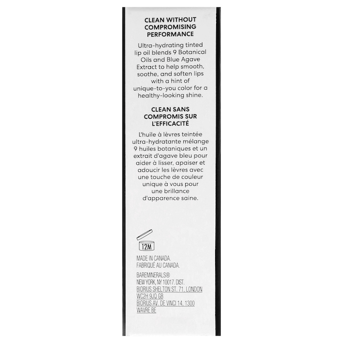 BareMinerals Nourishing Lip Oil Indulge by bareMinerals for Women 0.12 oz Lip Oil 0.12 ozProduct Thumbnail