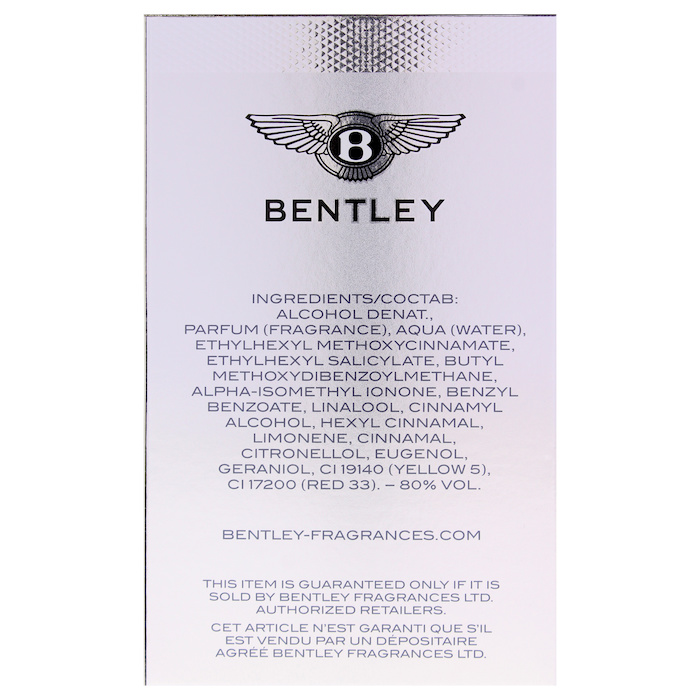 Bentley Bentley by Bentley for Men 3.4 oz EDT Spray Fixed SizeProduct Thumbnail