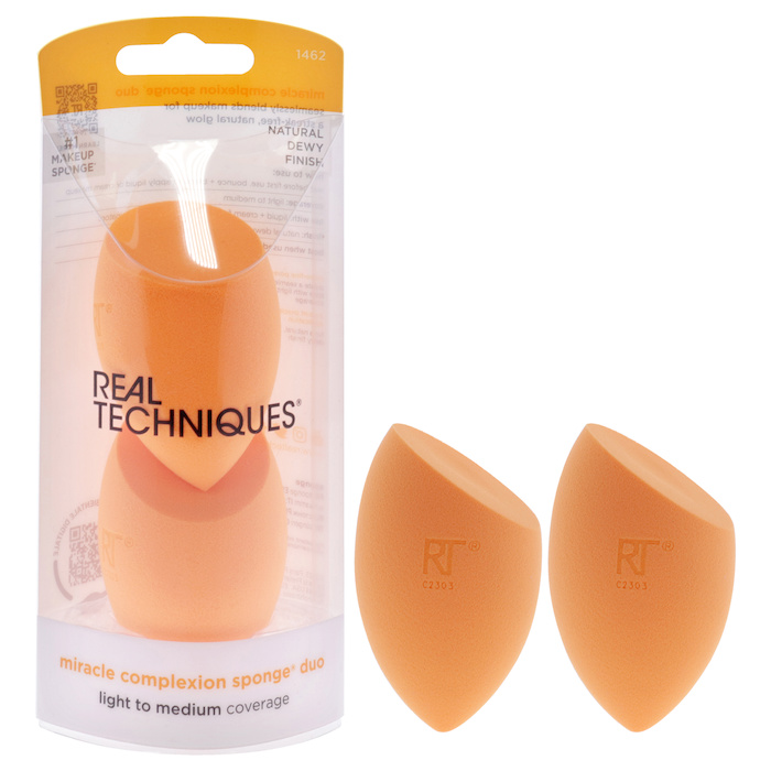 Real Techniques Miracle Complexion Sponge Duo - 1462 by Real Techniques for Women - 2 Pc Sponge 2Product Thumbnail