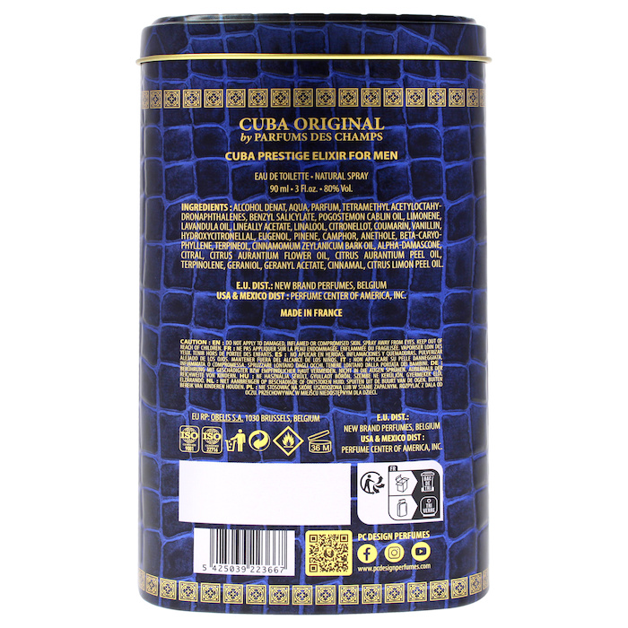Cuba Cuba Prestige Elixir by Cuba for Men - 3 oz EDT Spray 3Product Thumbnail