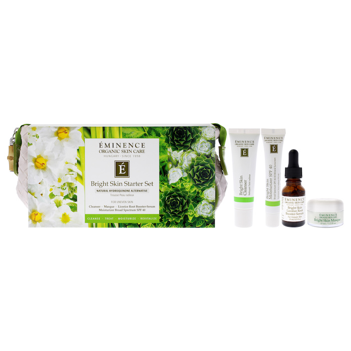 Eminence Bright Skin Starter Set by Eminence for Unisex - 5 Pc 1oz Bright Skin Cleanser, 0.5oz Bright Skin Masque, 0.5oz Bright S 5Product Thumbnail