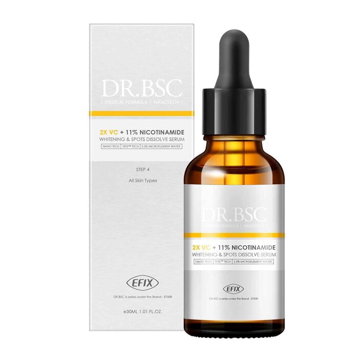 EFIX DR.BSC 2X VC Whitening & Spots Dissolve Serum (Plus 11% NICOTINAMIDE) 30mlProduct Thumbnail