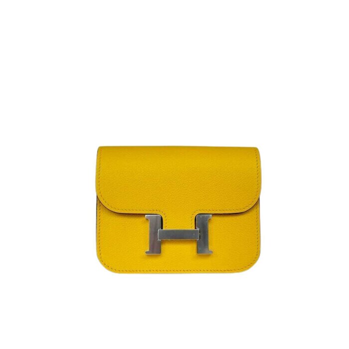 Hermes Constance Slim Wallet 9O Jaune De Naples Picture ColorProduct Thumbnail