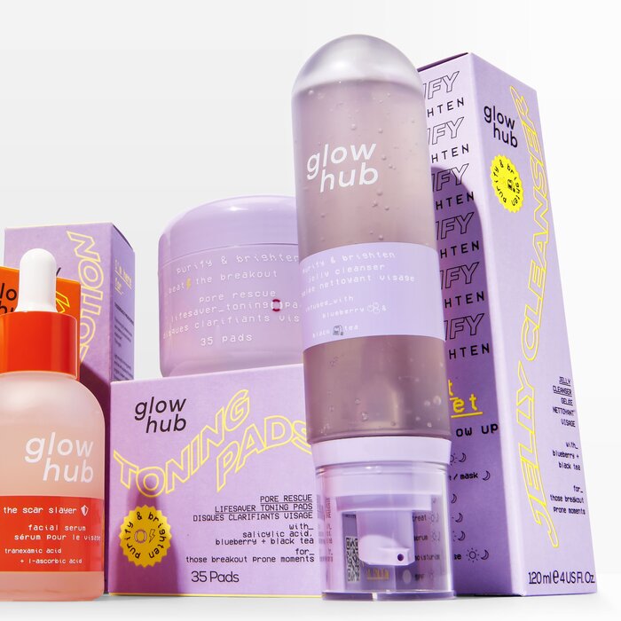 Glow Hub Skincare Products Purify And Brighten Jelly Face Cleanser 120mlProduct Thumbnail