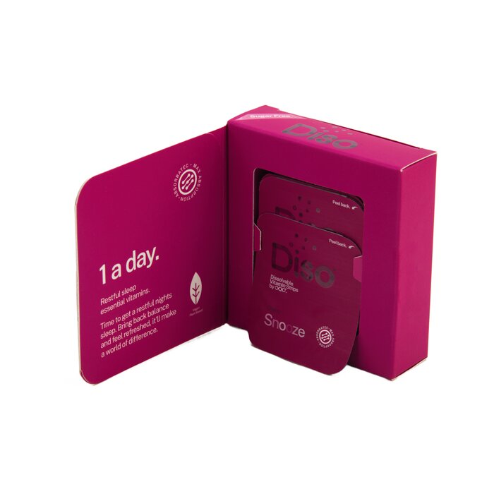 Diso Snooze - Cherry - Box of 30 Oral Thin Strips 30pcsProduct Thumbnail