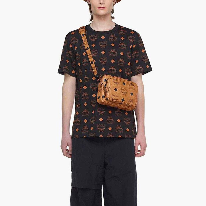 MCM MCM TECH經典花紋單肩斜背包乾邑色 MMRDATA01CO001 Picture ColorProduct Thumbnail