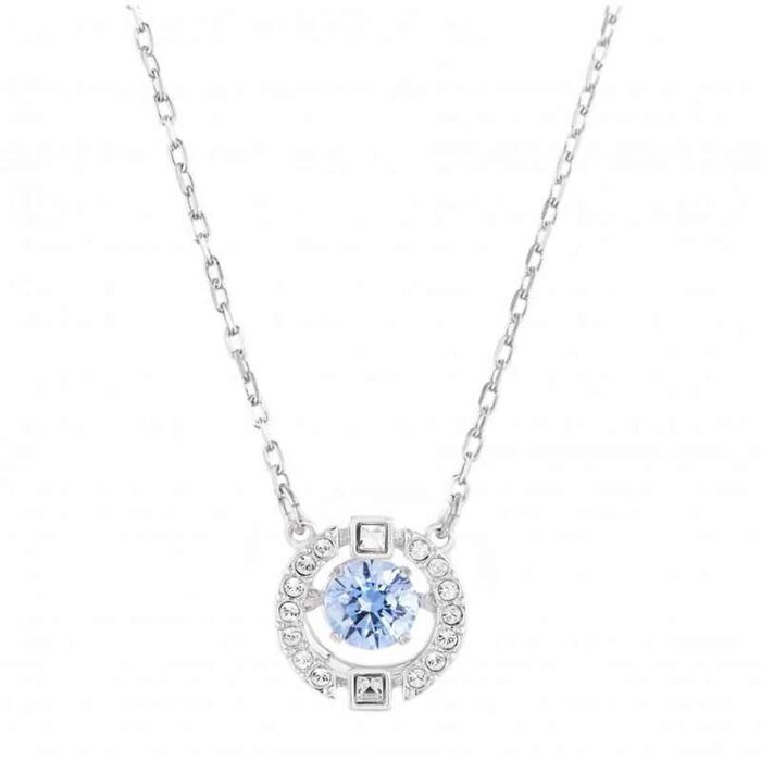 Swarovski SWAROVSKI SPARKLING DANCE series 5279425 beating heart necklace 38cm blue Picture ColorProduct Thumbnail