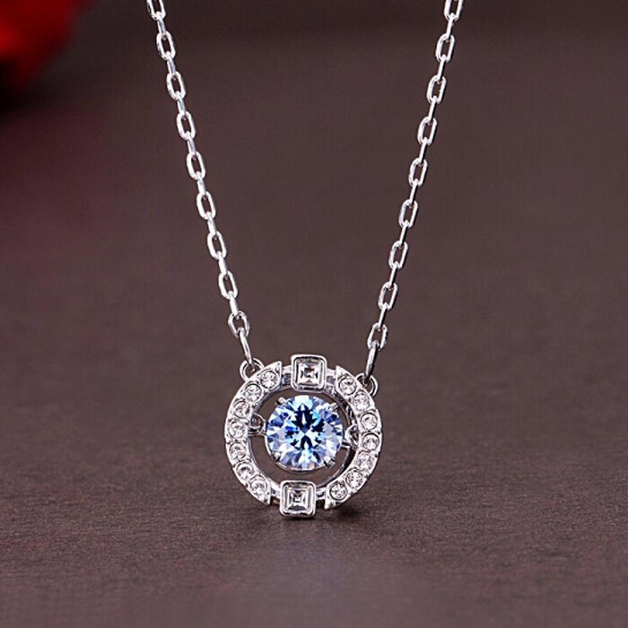 Swarovski 施華洛世奇 SWAROVSKI 施華洛世奇 SPARKLING DANCE系列 5279425 跳動的心項鍊 38cm 藍色 Picture ColorProduct Thumbnail