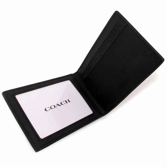 Coach COACH Card Holder Business Card Holder Men's Wallet CM166QBMI5 Charcoal Black Picture ColorProduct Thumbnail