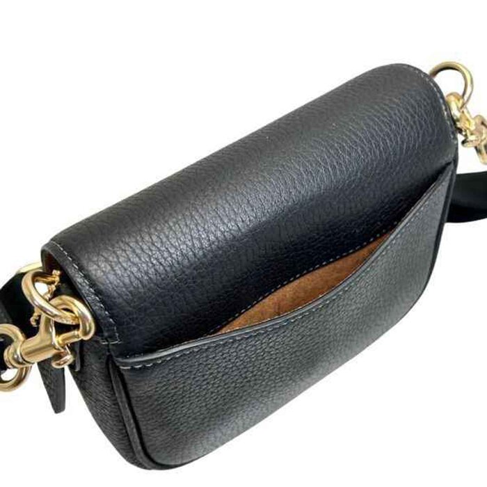 Coach 蔻馳 Coach 蔻馳單肩包 AMELIA 馬鞍包 CP001 IMBLK 黑色 Picture ColorProduct Thumbnail