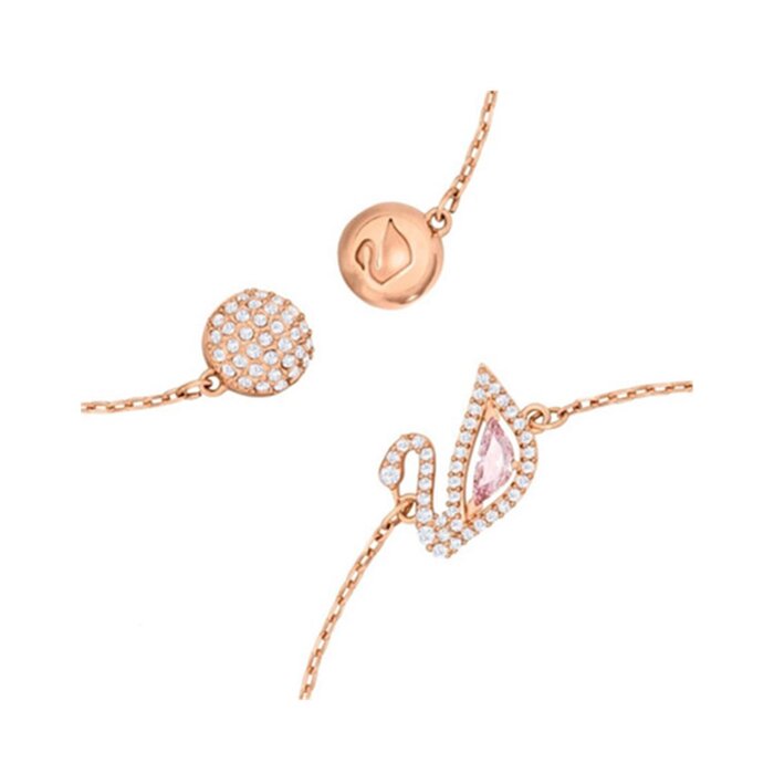 Swarovski Swarovski Dazzling Swan series 5485876 rose gold invisible magnetic buckle swan bracelet Picture ColorProduct Thumbnail