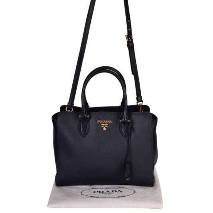 Prada 普拉達 Prada leather shoulder bag 十字紋皮革手提包 IBA113 帶身份證 斜揹包 Picture ColorProduct Thumbnail