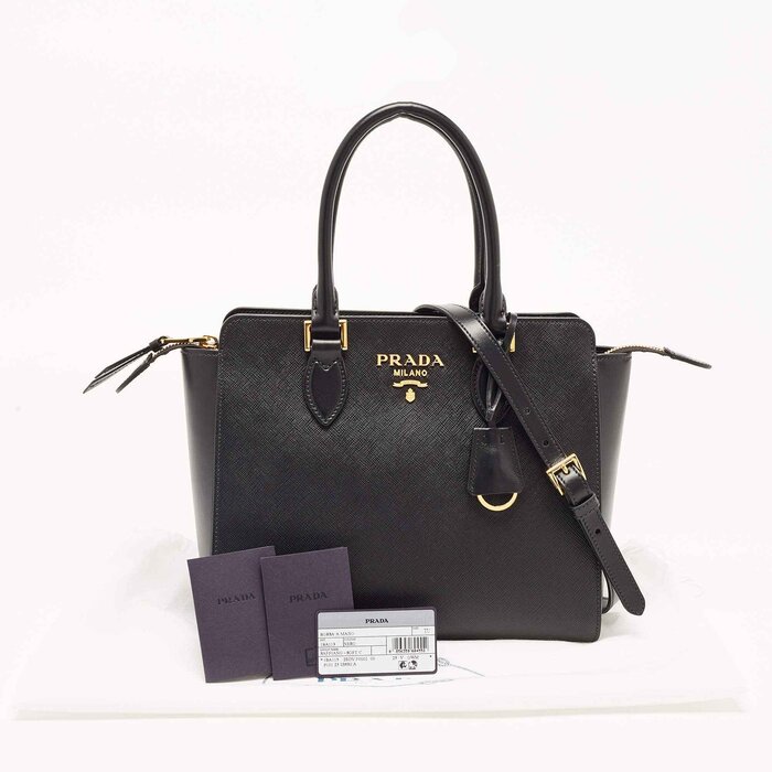 Prada 普拉達 Prada leather shoulder bag 十字紋皮革手提包 IBA113 帶身份證 斜揹包 Picture ColorProduct Thumbnail