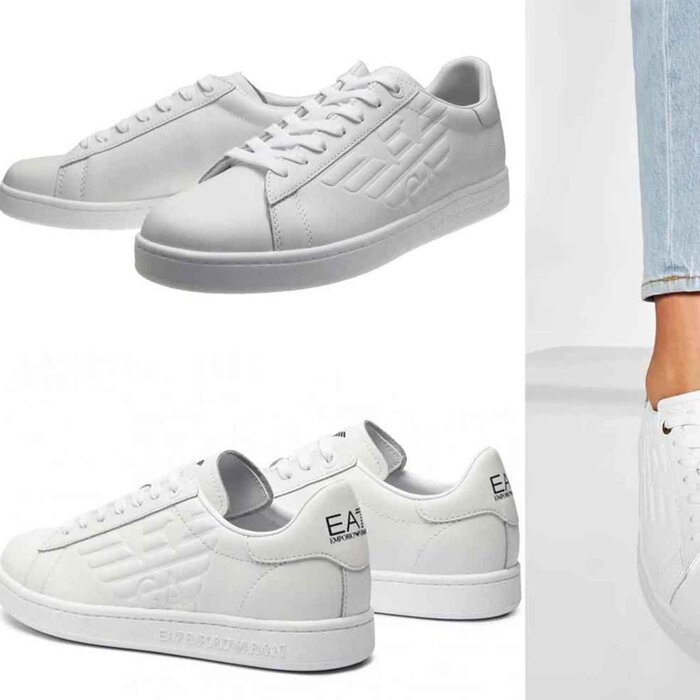 Emporio Armani EMPORIO ARMANI embossed logo fashion sneakers X8X001 XCC51 0001 7 Fixed SizeProduct Thumbnail