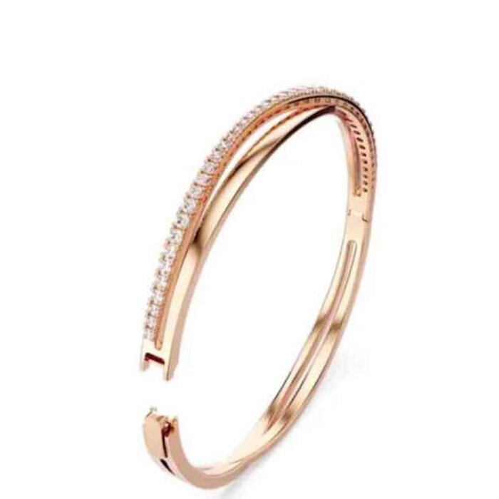 Swarovski SWAROVSKI Swarovski new TWIST bracelet rose gold plated 5620552 Picture ColorProduct Thumbnail