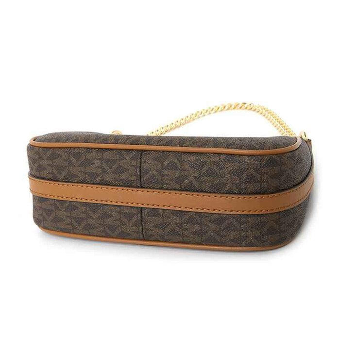 Michael Kors Michael Kors Jet Set charm small logo clutch 32H1GT9C1B BRN ACORN Picture ColorProduct Thumbnail