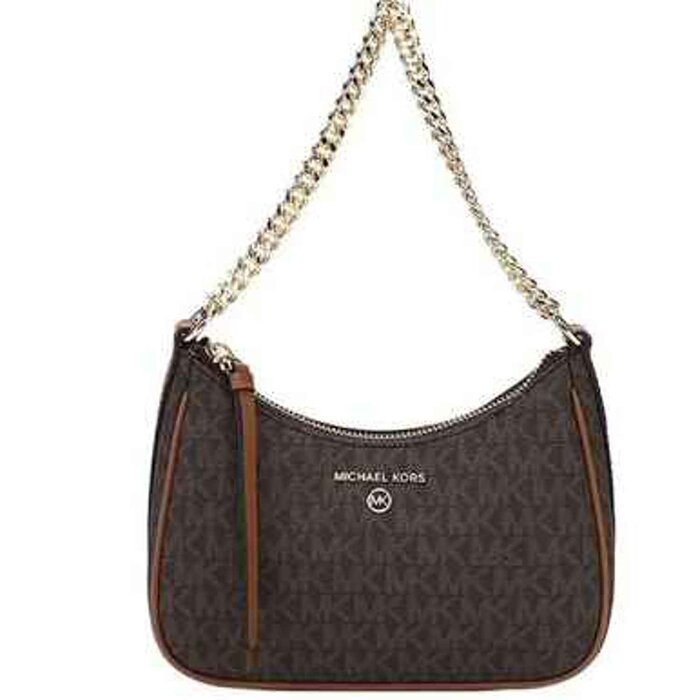 Michael Kors Michael Kors Jet Set charm small logo clutch 32H1GT9C1B BRN ACORN Picture ColorProduct Thumbnail