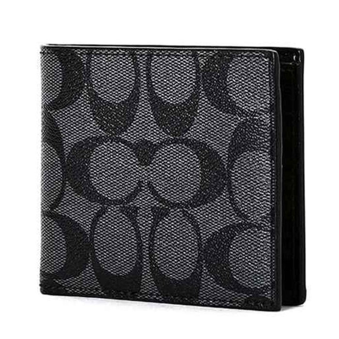 Coach COACH Men's Short Wallet F66551QBMI5 Black Gray Picture ColorProduct Thumbnail