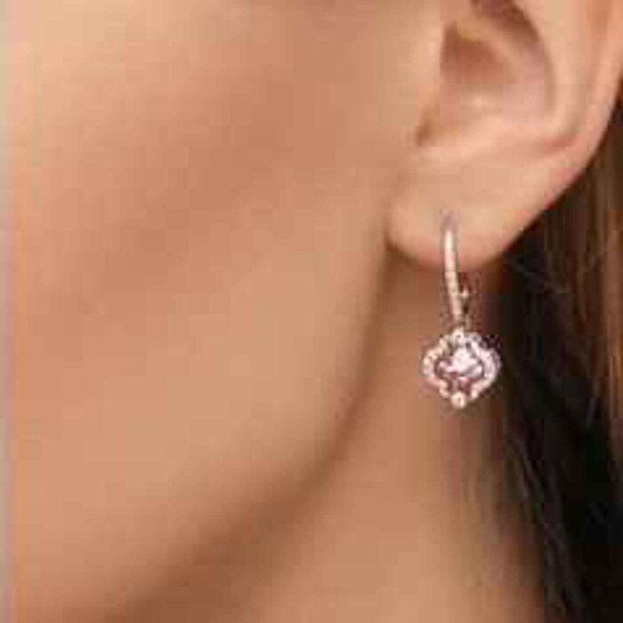 Swarovski Swarovski SPARKLING DANCE series beating heart earrings 5516477 Picture ColorProduct Thumbnail