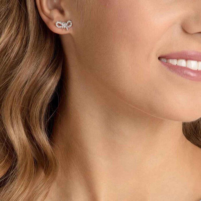 Swarovski Swarovski LIFELONG BOW series bow earrings 5627345 Picture ColorProduct Thumbnail