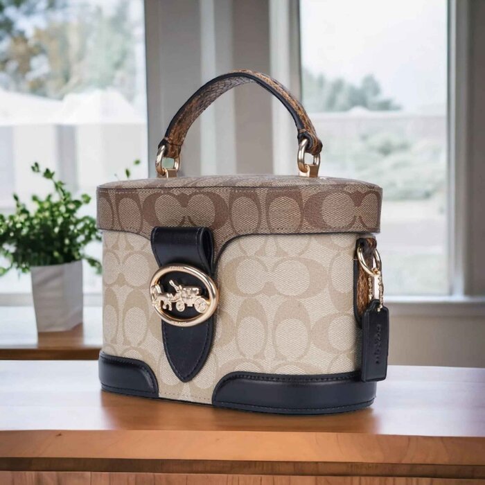 Coach Coach Women's PVC with Leather Shoulder Crossbody Bag 5504 IMRKY Picture ColorProduct Thumbnail