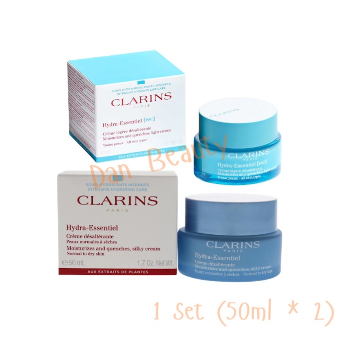 Clarins Hydra Essentiel Light and Rich (Silky) Cream 1 Set (50ml*2)Product Thumbnail