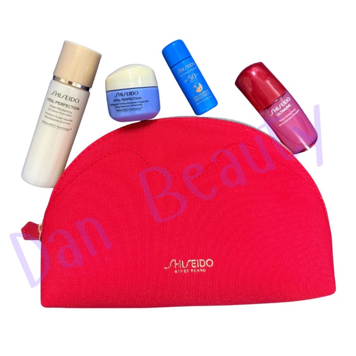 Shiseido Best Skincare Seller Kit 4pcs Set (Vital Perfection Emulsion Ultimune Serum Cream Soft Perfect Protector) 1 SetProduct Thumbnail