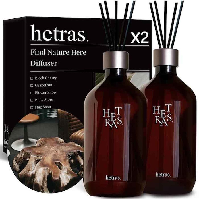 hetras. Premium Reed Diffuser Set No.7 Hotel Wood 1 Set (500ml x Product Thumbnail