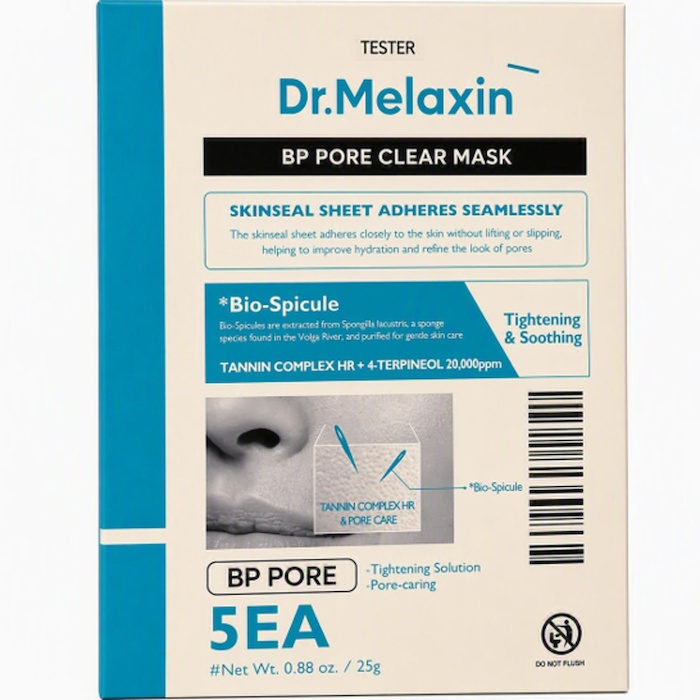 Dr.Melaxin Dr.Melaxin BP Pore Clear Mask 5ea 1 Box (5pcs)Product Thumbnail