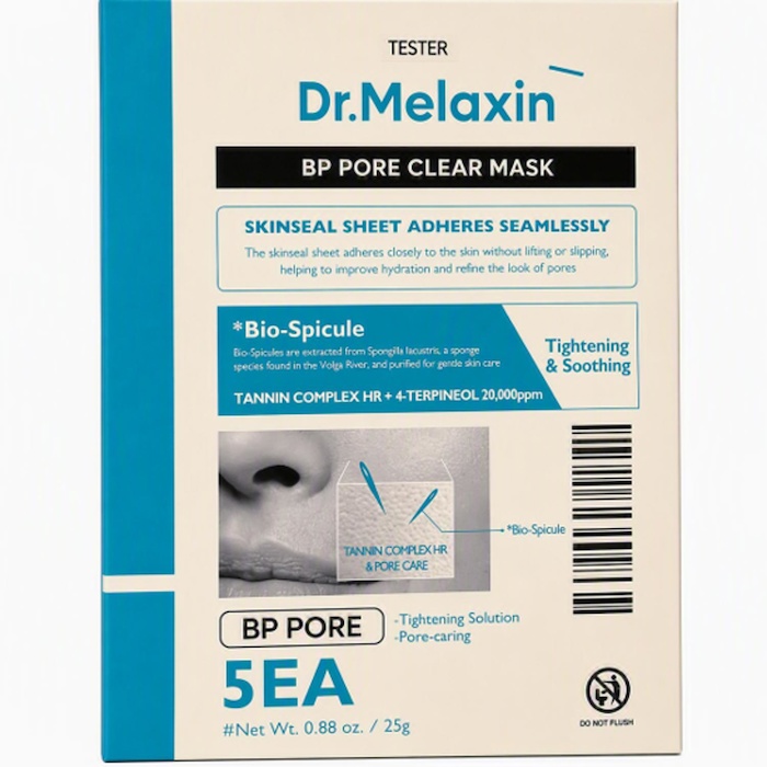 Dr.Melaxin Dr.Melaxin BP Pore Clear Mask 5ea 1 Box (5pcs)Product Thumbnail